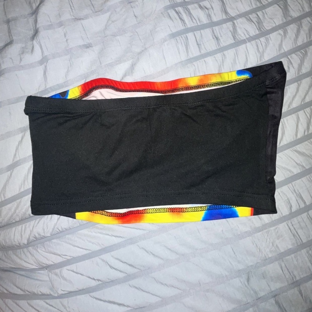 Color Block Body Print Top - Picture 3 of 4